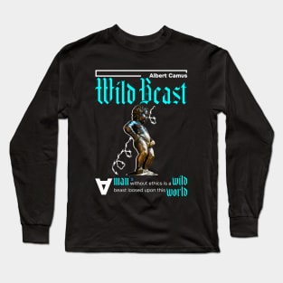 Wild Beast blue Long Sleeve T-Shirt